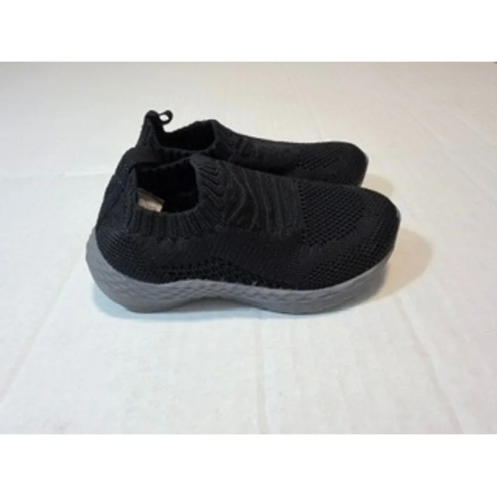 Carter's Taylen Kids Black Knit Slip On Athletic Sneakers Shoes Size 6M